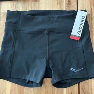 Saucony Women's Black Fortify Hot Short